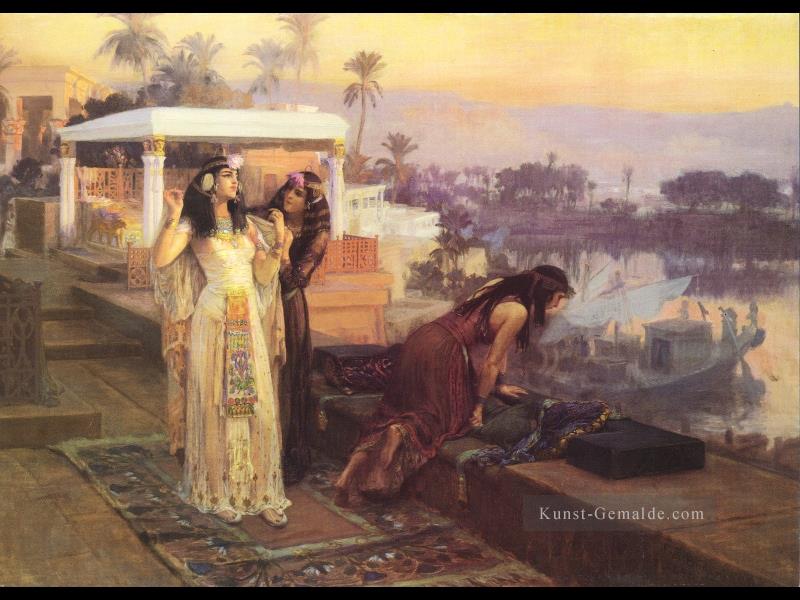 Cleopatra auf den Terrassen von Philae 1896 Frederick Arthur Bridgman Ölgemälde